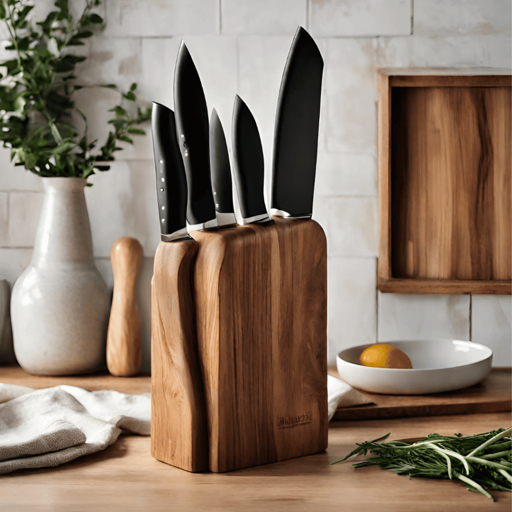 Wood Knife Block